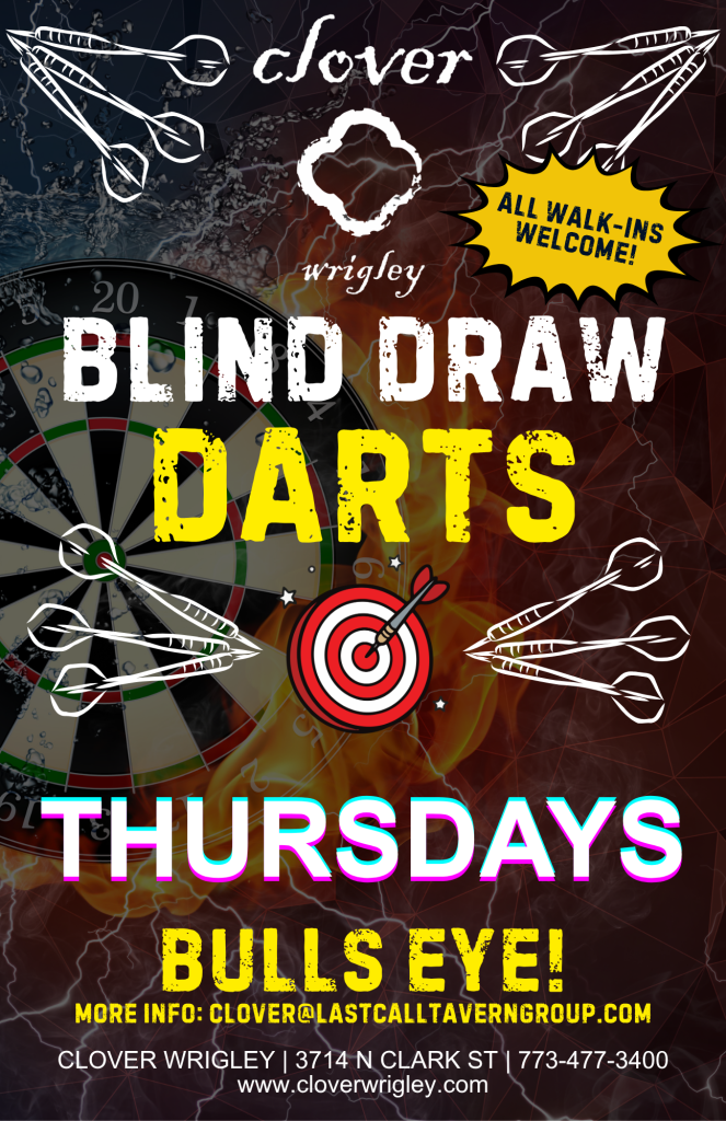 Blind Draw Darts | Clover Wrigley