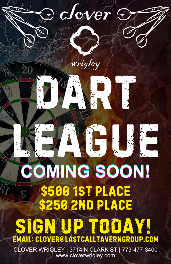 Darts Leagues at Clover Wrigley